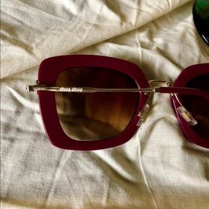 Vintage Miu Miu Purple Sunglasses